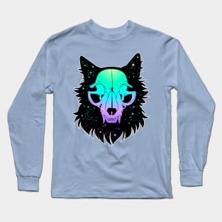 Cosmic Cat Skull Long Sleeve T-Shirt